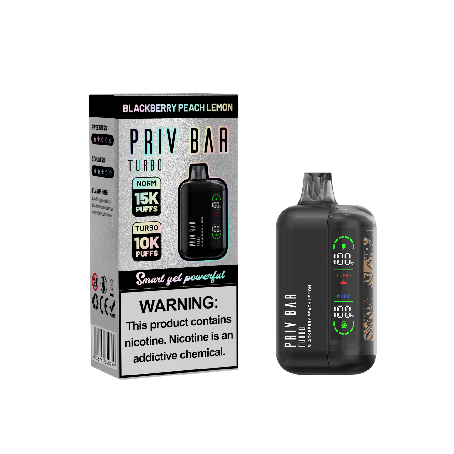 PRIV BAR Turbo Disposable Device - 15000 Puffs