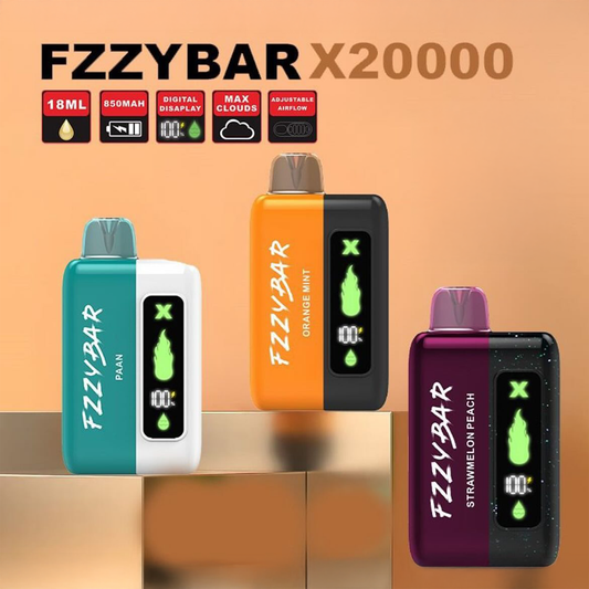 FZZYBAR X20000 Disposable E-Hookah Device – 20,000 Puff