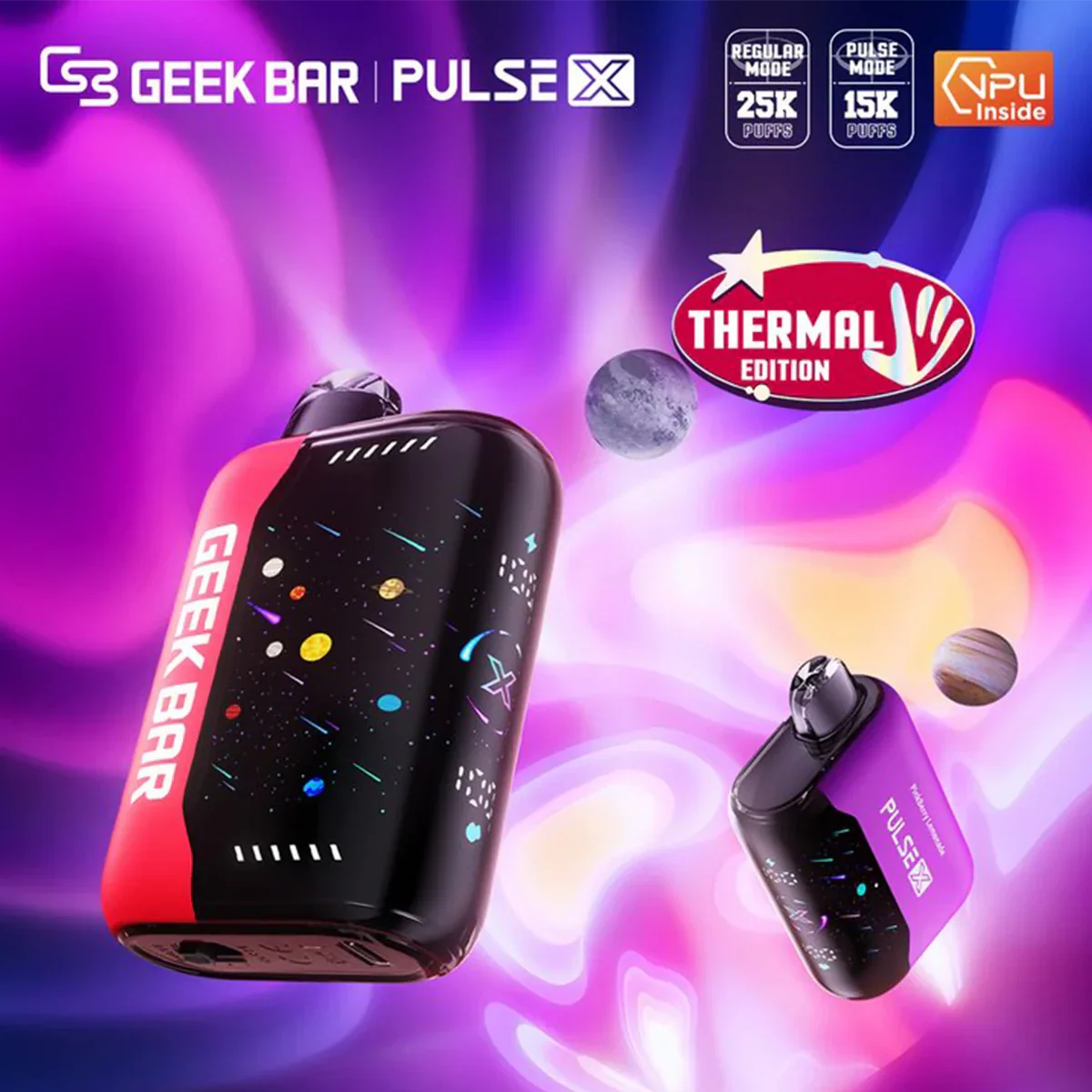Geek Bar Pulse X 25K Puff "Thermal Edition" Disposable Device – 25,000 Puffs