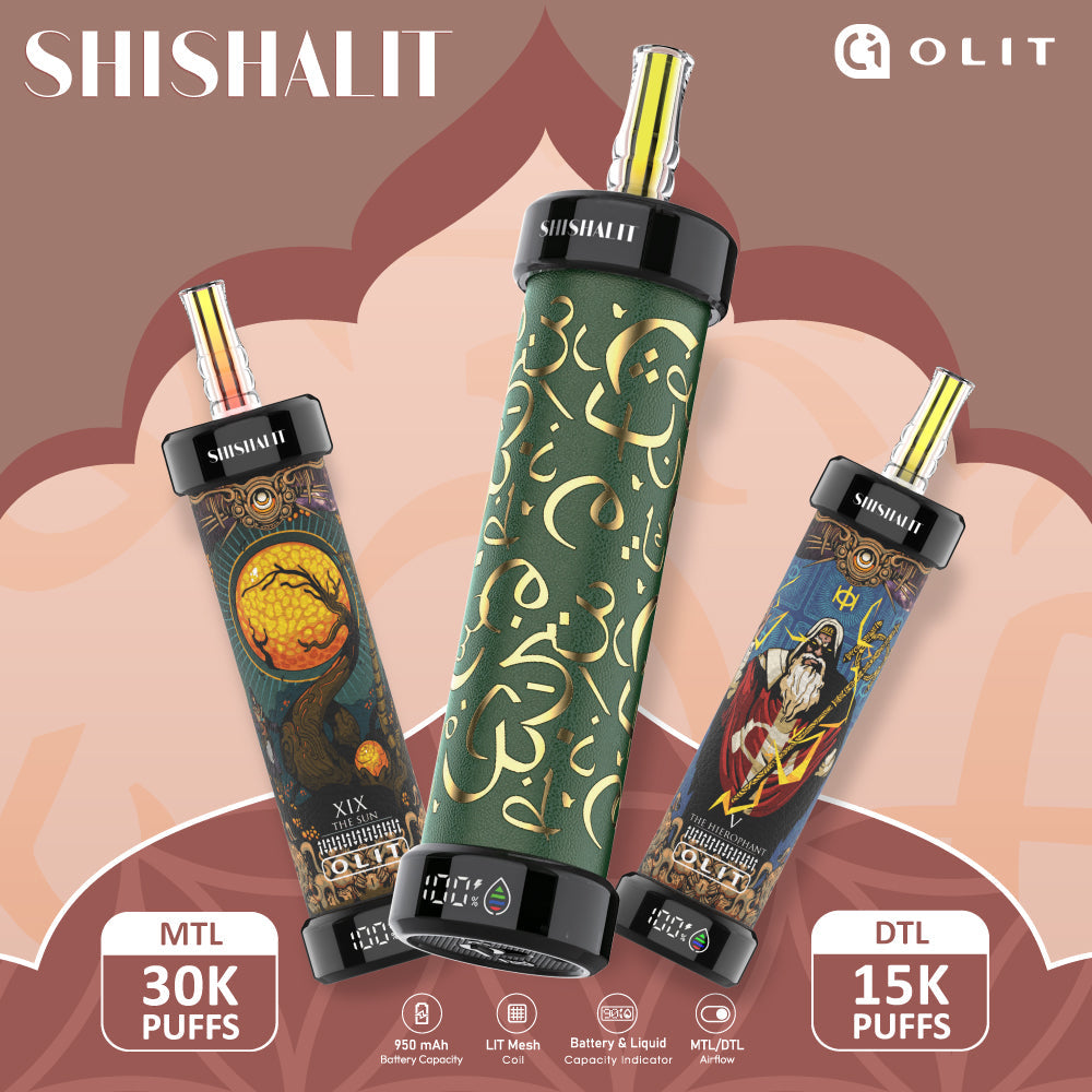 OLIT Shishalit 30K Disposable E-Hookah Device - 30000 Puffs