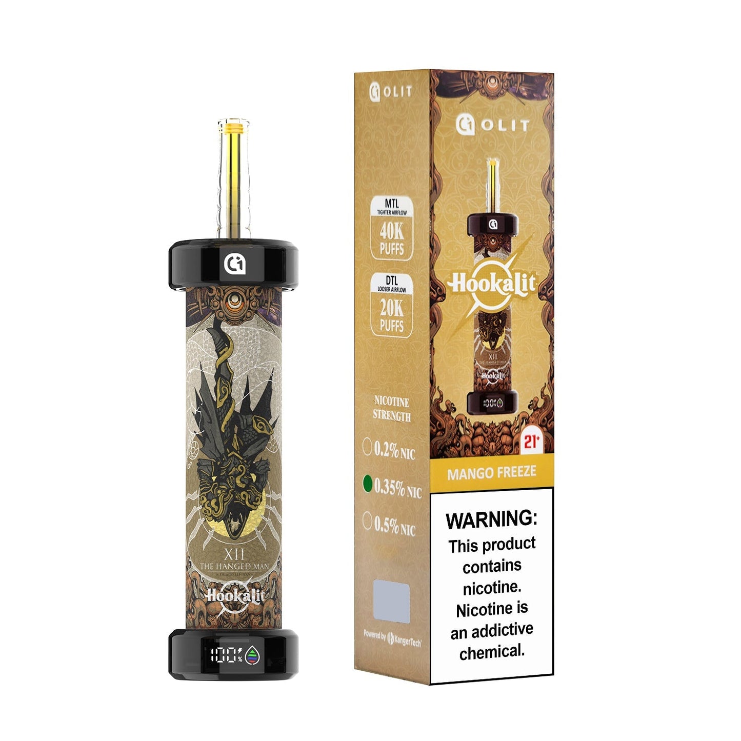 OLIT Hookalit 40K Disposable E-Hookah Device - 40000 Puffs