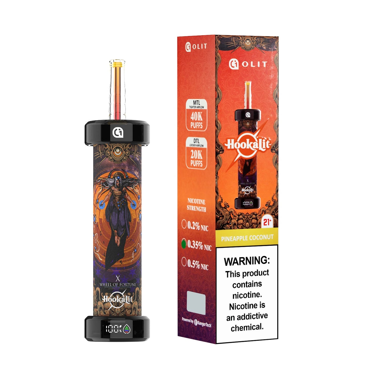 OLIT Hookalit 40K Disposable E-Hookah Device - 40000 Puffs