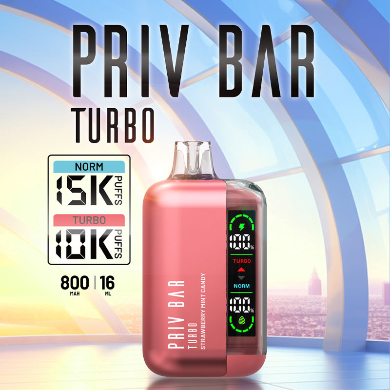 PRIV BAR Turbo Disposable Device - 15000 Puffs