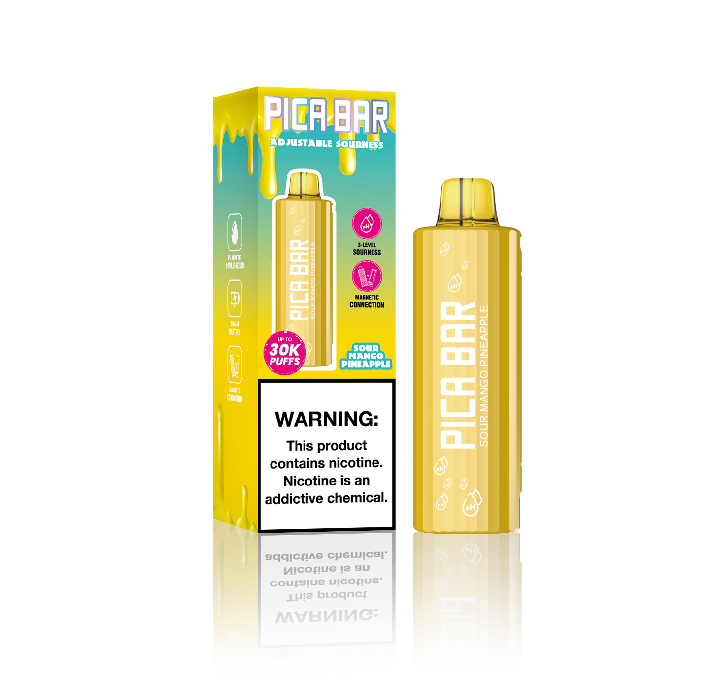 Assembled in USA | PICA BAR "TUNING" 30K Disposable POD - 30,000 Puffs